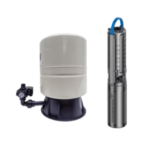 GRUNDFOS SP submersible pump, water supply set and 30 m cable