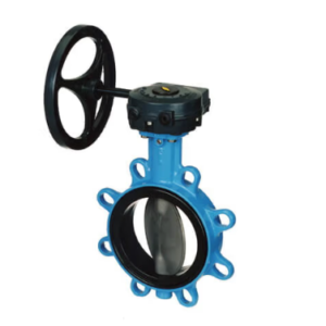 KSB BOAX-B butterfly valve with handwheel and ductile iron disc